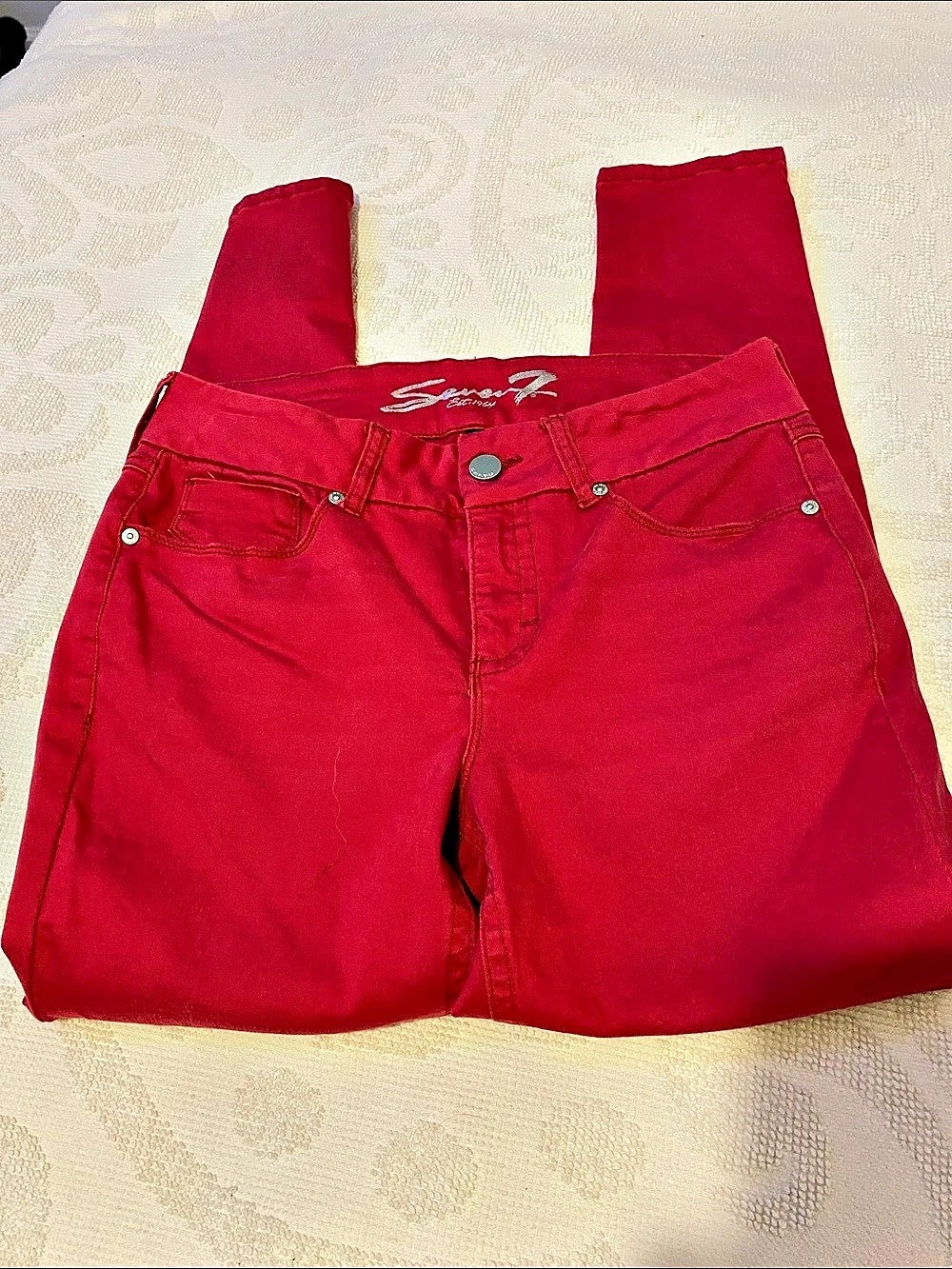 Silver Jeans Co. Skinny. Red Jeans Waist 12